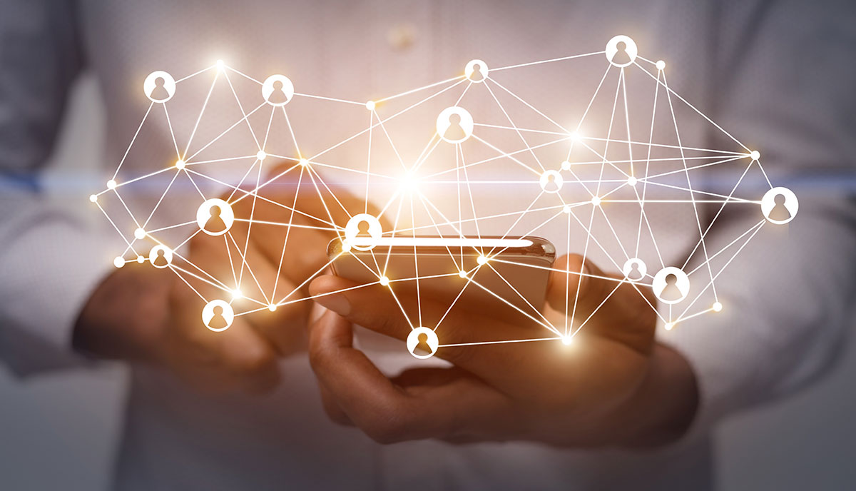 relationships networking on phone
